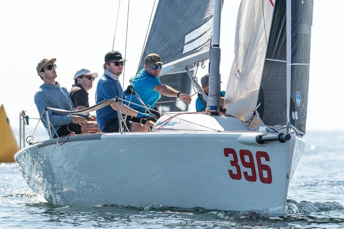 McClennen and Berezin Claim 2025 Melges 24 North American Sailing